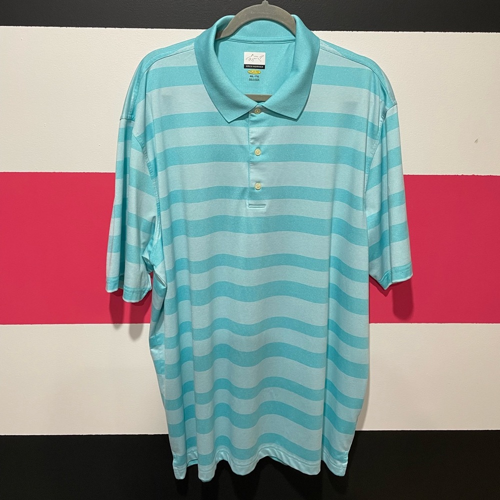 Greg Norman Blue XXL Golf Polo
